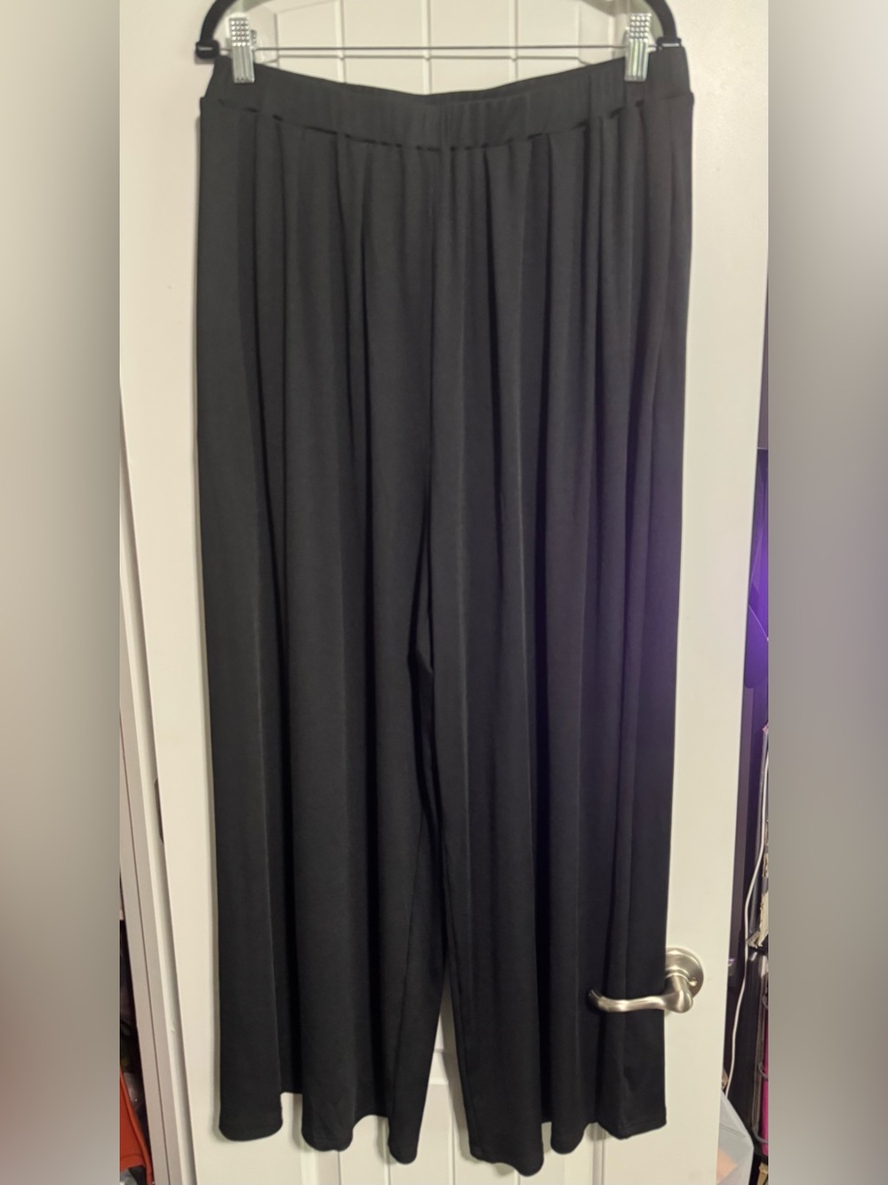 Cider Black Pleated Wide-Leg Pants Sz 1x NWT